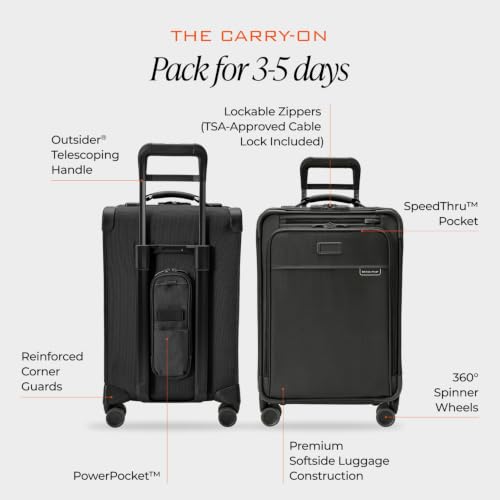 Essential 22" Carry On Expandable Spinner (Black / 22" Essential Carry-On)