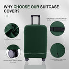 Travel Luggage Cover (Avocado Green / 22-23inch)