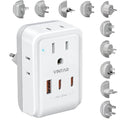 35W Universal Travel Adapter Kit (Type A/B/C/D/E/F/G/H/I/L/M-Global Travel Adapter 35W)