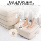 Comforter Storage Bag (Beige / XL-4 Pack - 4-Layer)