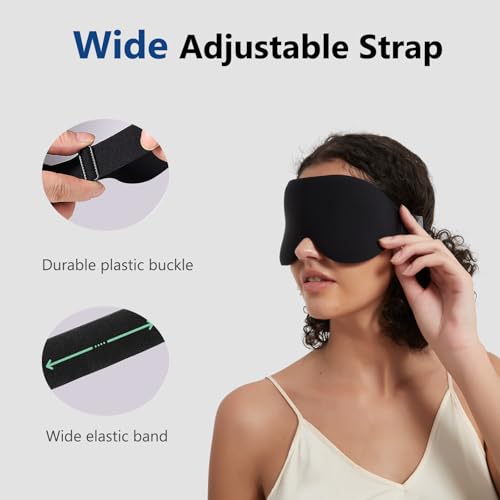 Memory Foam Sleep Mask (A1 Purple)