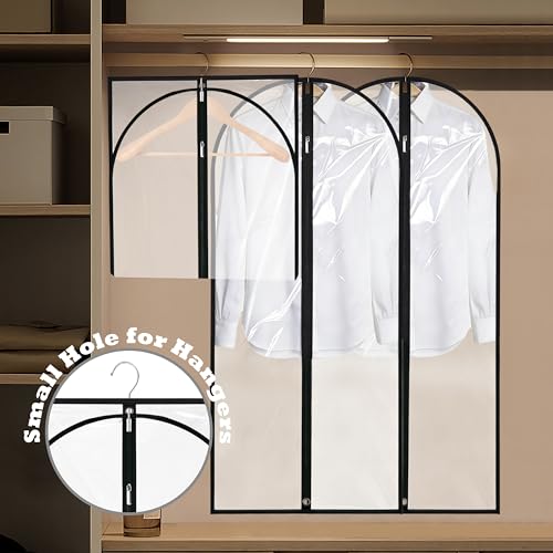 Dress Bags for Gowns Long (Clear / 60''- 1 Pack)
