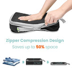 Compression Packing Cubes Travel (03 Black / 5-Piece Set)