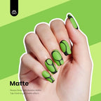 Beetles Green Gel Nail Polish (H - Creme Green | Brat girl)