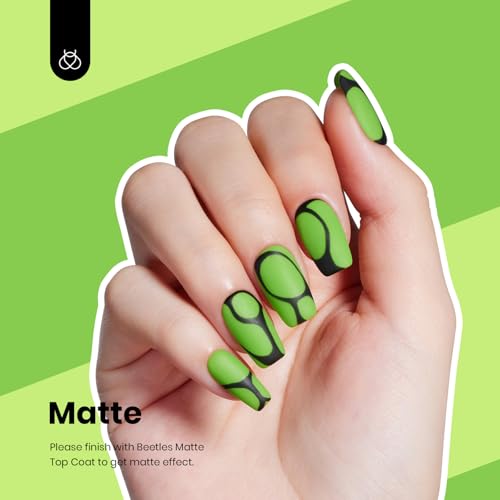 Beetles Green Gel Nail Polish (H - Creme Green | Brat girl)