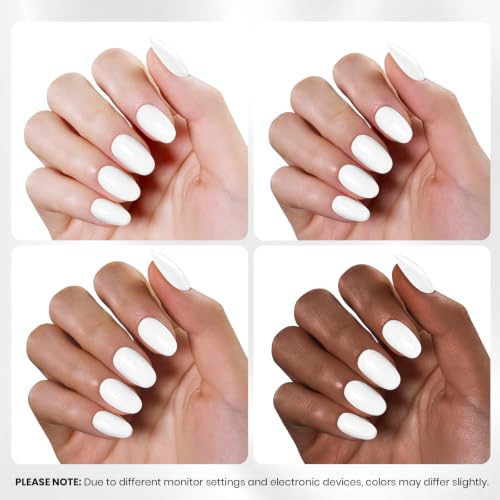 Beetles White Gel Nail Polish (A - Creme White | French White)