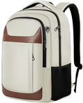 Travel Laptop Backpack 17 Inch (White Brown / 17.3 Inch(40L))