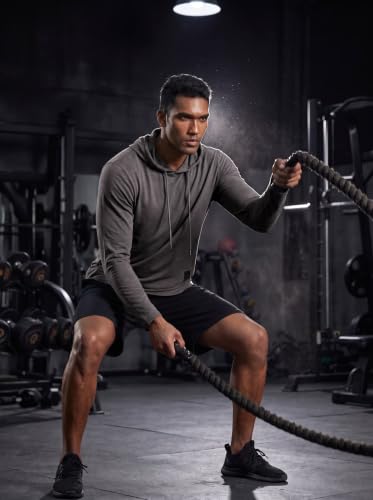 Mens Fashion Athletic Hoodies Sport Sweatshirt Solid Color Fleece Pullover Dark Grey M (Medium / Grey)