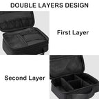 Small Electronic Organizer Travel Case (Antique Black / Small)