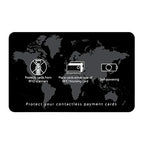 5 Pack RFID Blocking Card for Credit Debit ID Card (Black WM)