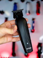 2-in-1 Vader Clipper & Trimmer Kit | Cordless Beard Trimmer & Mens Clippers Set for Barbers or Home | with DLC Coated Blades | Black (Black Kit)