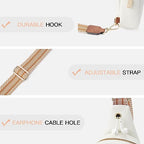 Crossbody Bags for Women PU Leather Cross Body Sling Bag for Woman Birthday Gifts for Women (2-beige Brown)