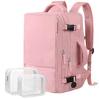 Travel Backpack for Women (Pink / Large)