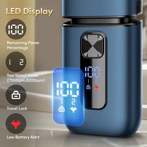 Foil Shaver for Men (Blue)