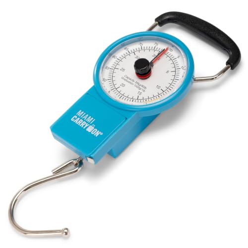 Mechanical Luggage Scale with Tape Measure (Blue)