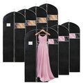 60 Inch Dress Bags for Gowns (Black&Grey / 60'' - 8PCS)