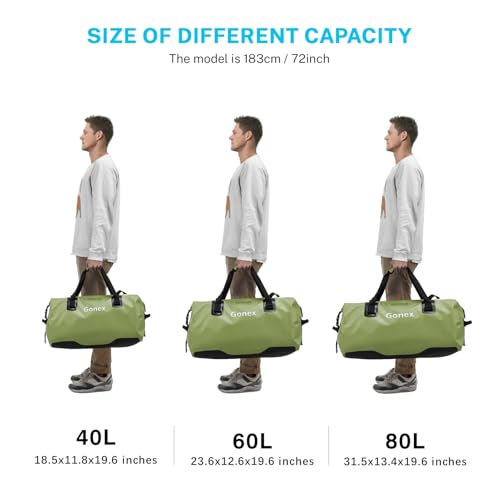 Waterproof Duffel Bag (Army Green / 60L)