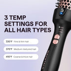 Thermal Brush Blowout Express 1.5" Ionic Heat Round Brush (1.5 Inch / Rose Gold)