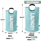 125L X Large Laundry Basket Bag (Light Blue / 125L)