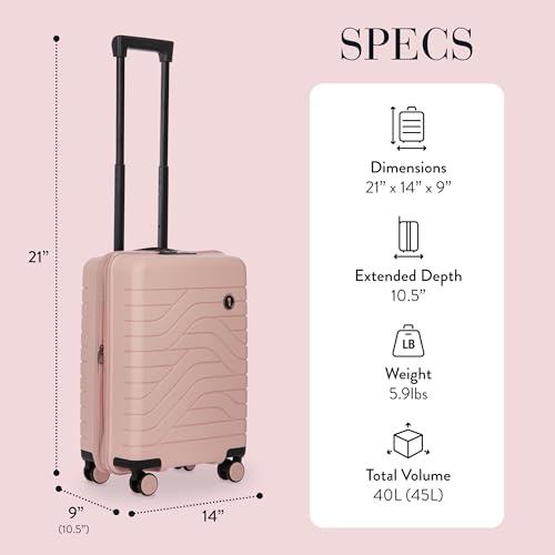 B Y Ulisse Carry (Carry-on without front pocket / Pearl Pink)