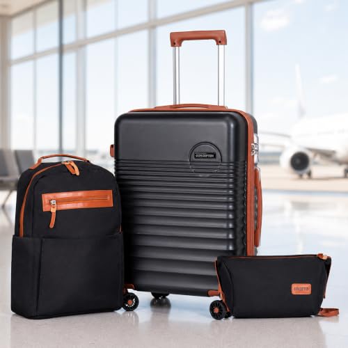 Luggage Sets 3Piece (Black / 3 Piece Sets (20/BP/TB))