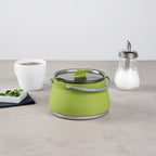 1L Green Silicone Collapsible Kettle (20 Count / Kettle)