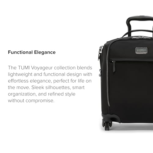 Voyageur Leger 4 Wheeled Luggage (BLACK/GUNMETAL / 16" Compact Carry-on)