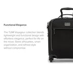 Voyageur Leger 4 Wheeled Luggage (BLACK/GUNMETAL / 16" Compact Carry-on)