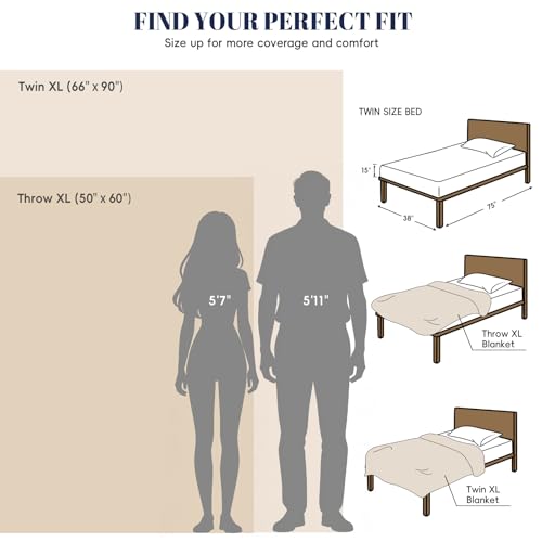 Fleece Blanket Twin 66"x90" (Navy Blue / Twin(66" X 90"))
