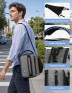 Expandable Small Lunch Box for Men Women Kids to Work School (Gray)