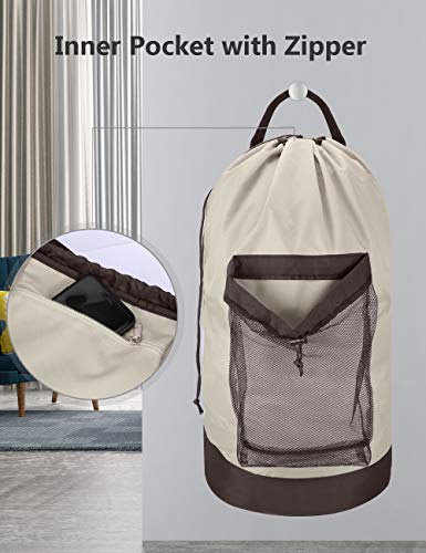 Backpack Laundry Bag (Khaki)