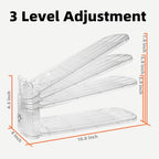 20 Pack Adjustable 50% Space (20PCS / Transparent)