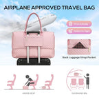 Travel Weekender Bags for Women (1-Pink / 40L-Large)
