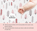 Stretch Fitted Bassinet Sheet Set BROLEX 2 Pack Cradle Sheets for Bassinet Pad (Jungle Animals / 32x16 Inch)