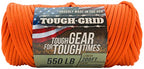 550 Paracord 100% Nylon (Neon Orange / 200 Ft.)
