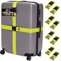 Heavy Duty Luggage Straps for Suitcase (Yellow)