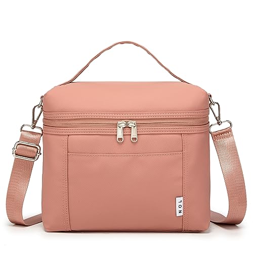 NOL 8L Insulated Lunch Bag for Women (Dark Pink / Medium (8 Liters))