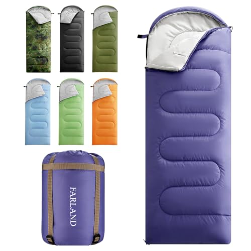 Sleeping Bag for Adults (Purple / 87"x29.5")