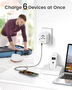 Universal Travel Power Adapter (30W-2A3C)