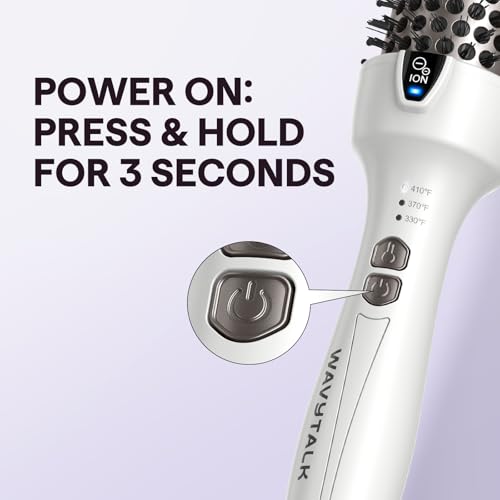 Thermal Brush Blowout Express 1.5" Ionic Heated Round Brush (1.5 Inch / White)
