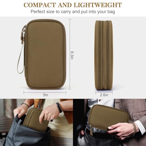 Electronic Organizer (8.3 x 5 x 2.6 inches / Brown)