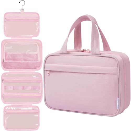 Toiletry Bag for Women (Pink / L)