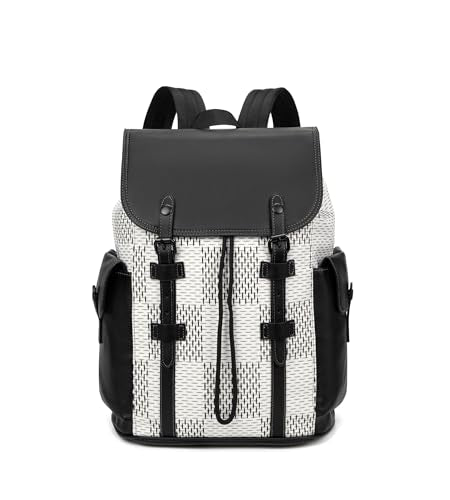 Luxury Anti Theft Laptop Backpack for Men (B-white)