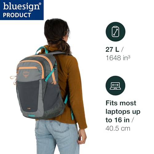 Flare Commuter Laptop Backpack (Cascade Blue-torrent Blue)