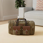 Waxed Canvas Duffle Bag (Vintage Grey / X Large-60L Duffle Bag)