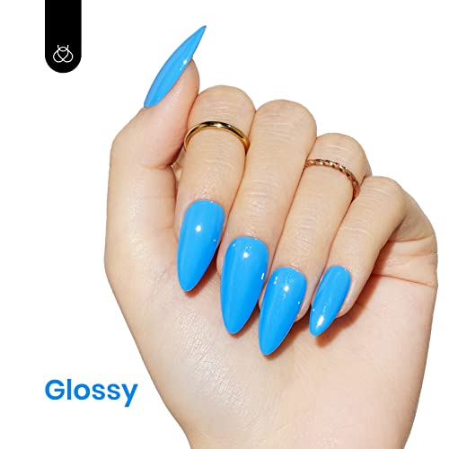 Beetles Blue Gel Polish (D - Creme Blue | Aquarius Blue)