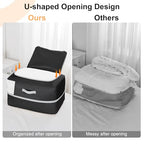 Comforter Storage Bag (Black / 110L (2-Layer Compression))