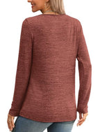 Women Fall Clothes Plus Size Oversized Sweaters Business Casual Blouses 2XL (XX-Large / Caramel)