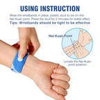 Motion Sickness Bands Anti Nausea Wristbands for Adult and Kids (1 Pair / 1 Pair F- Camo Blue)