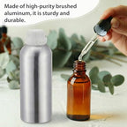 2 Pack Aluminum Bottles 1100 ml High (1100 ml)